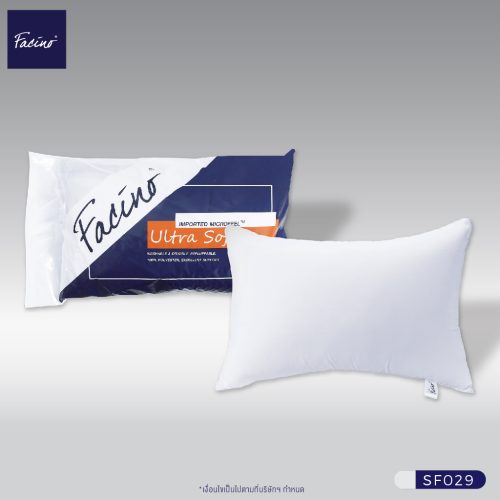 Facino หมอนหนุน Ultra Soft ขนาด 18" x 27" นวัตกรรมเพิ่มความนุ่มพิเศษ ให้สัมผัสนุ่มสบายทุกการนอน