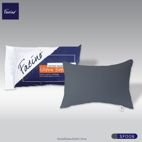 Facino หมอนหนุน Ultra Soft ขนาด 18" x 27" นวัตกรรมเพิ่มความนุ่มพิเศษ ให้สัมผัสนุ่มสบายทุกการนอน (Copy) (Copy)